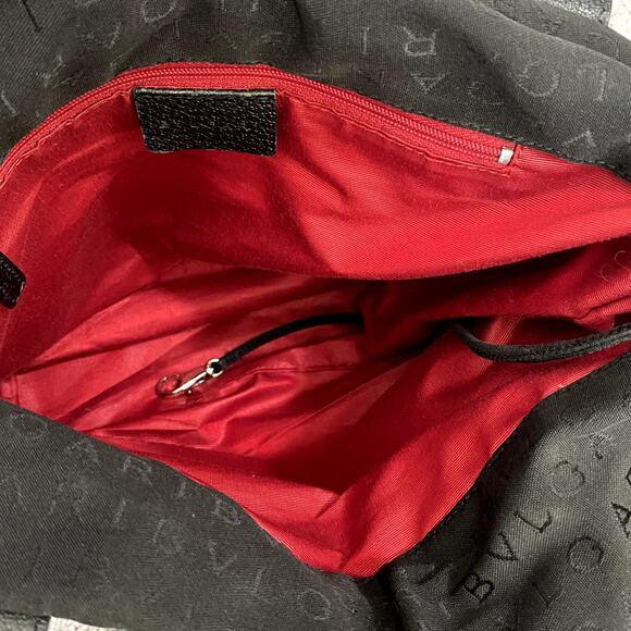 Bulgari Black Monogram Double Handle Tote - Picture 7 of 7